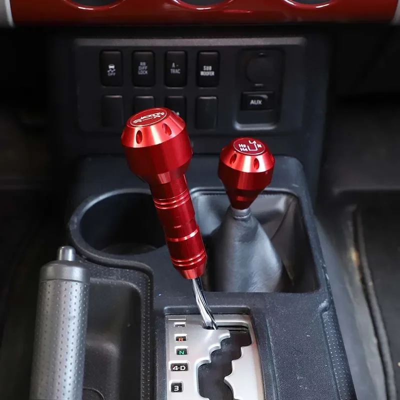 

For Toyota FJ Cruiser 2007-2021 Shift Knob Modification Interior Styling Decoration Aluminum Alloy Shift Lever Head Modification