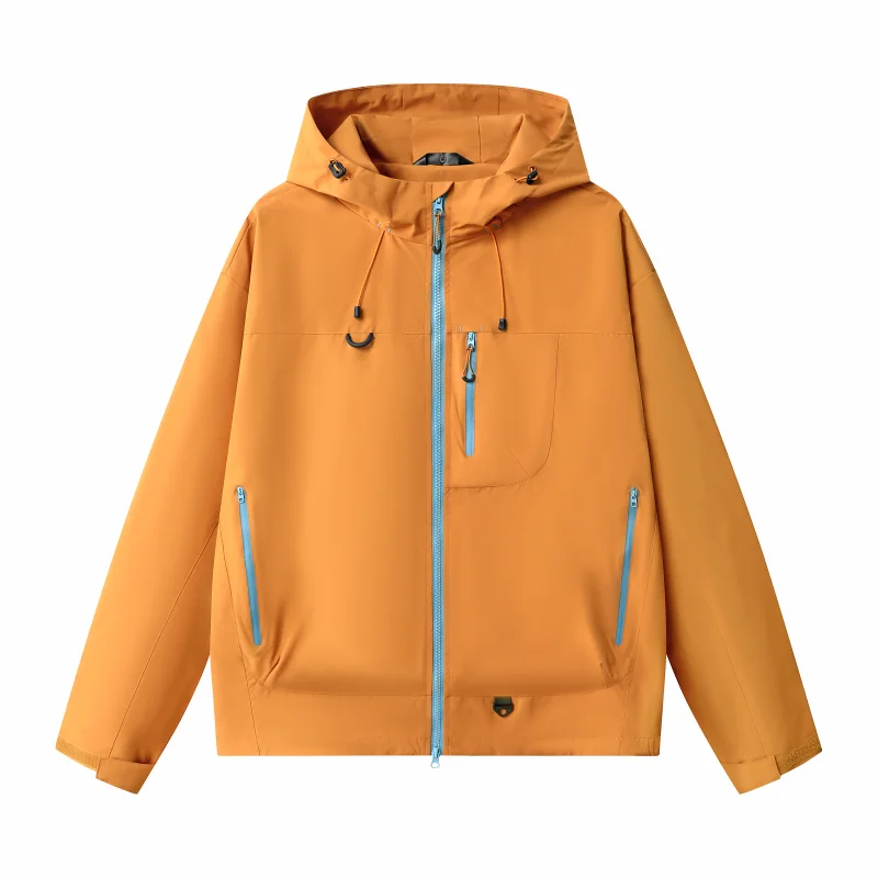 Waterproof Hiking Jackets Men Women Sun Protection Windbreaker Camping Climbing Unisex Customized Embroidery text diy print logo