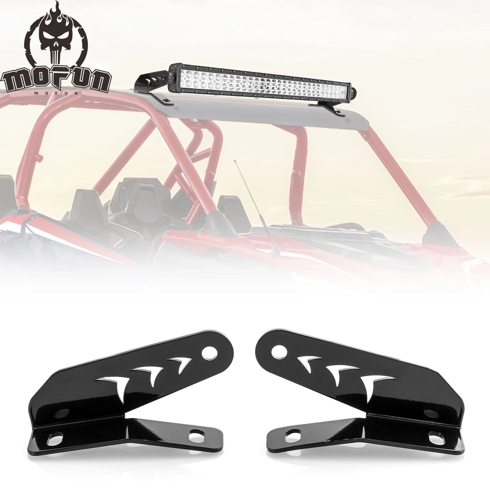 

Крыша UTV 30 дюймов, прямое/изогнутое крепление на фару/кронштейн с болтом для Polaris RZR Pro XP Turbo R Pro S 2020-2025, аксессуары