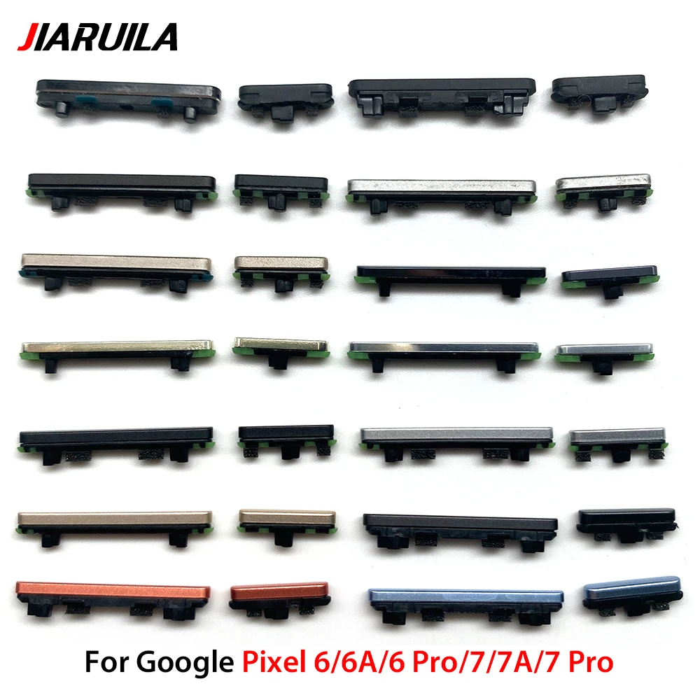 NEW Side Keys Power and Volume Buttons Key Set Replacement Part For Google Pixel 6 6A 7 7A 7 Pro