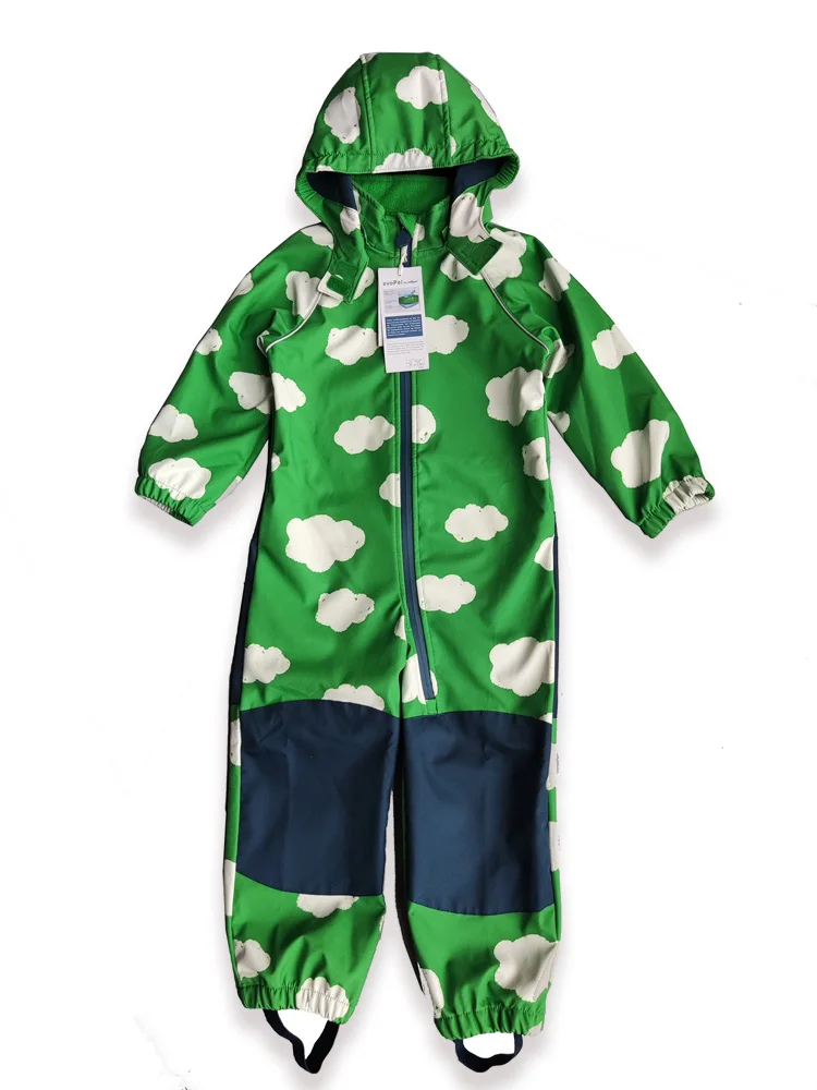 children/kids/boys/girls softshell jumpsuit, windproof/waterproof overalls, outdoor