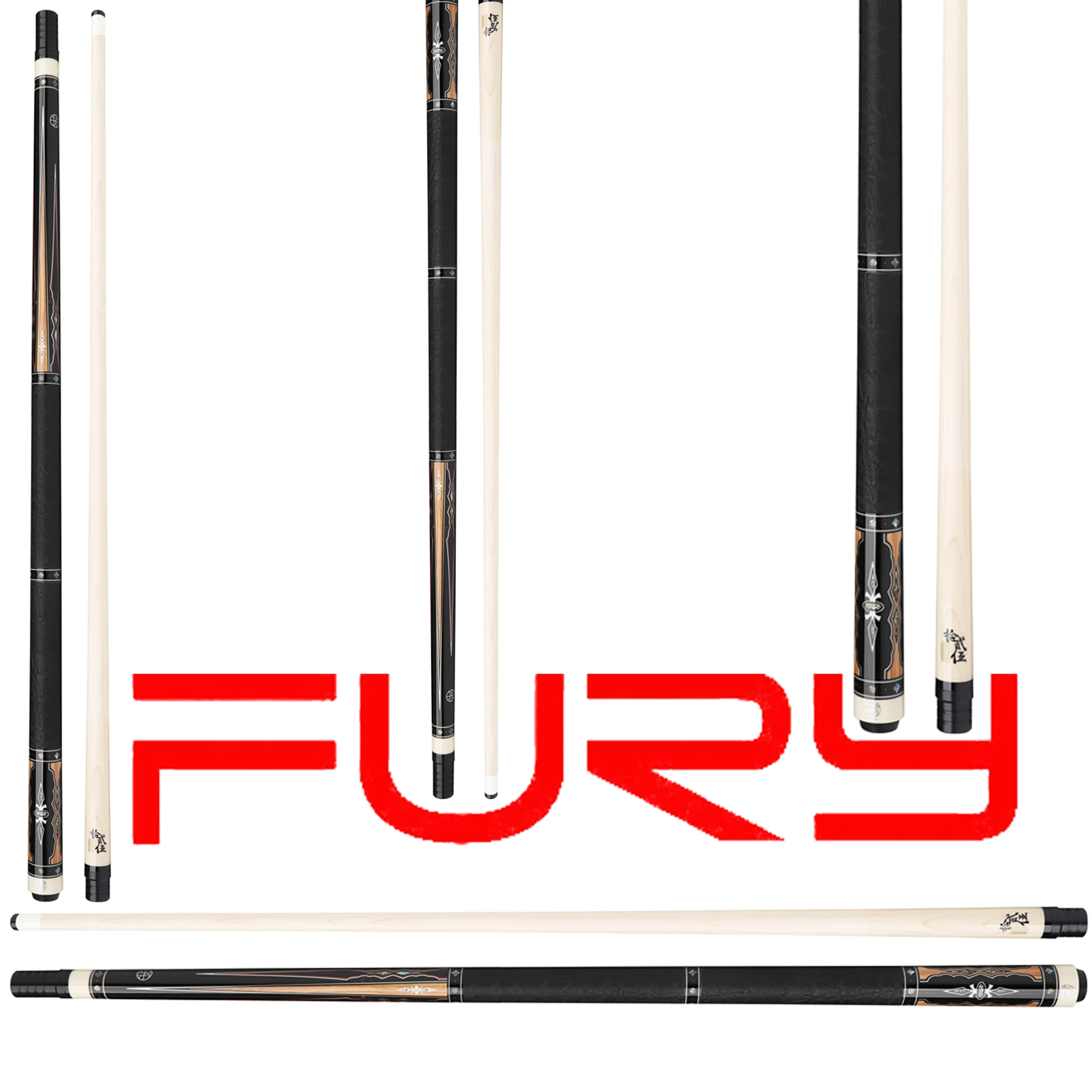 FURY 2024 NEW KS-4 Series Billiard Playing Pool Cue Stick 12.5mm Tip Original and beautiful design higher quality