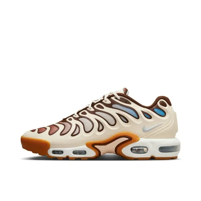 Nike Air Max Plus TN Brown Fashion Men Running Shoes Air Cushion Anti-Slip Hard-Wearing Sports Sneakers FD4290-001