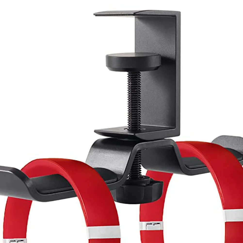 

Headphone Mount Handle Hook Holder Headset Desk Stand for Headphones Black Hanger