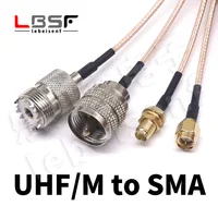 Cable adaptador SL16/M a SMA, cable de extensión coaxial RF, cable adaptador de antena de línea de conversión SMA a M/UHF