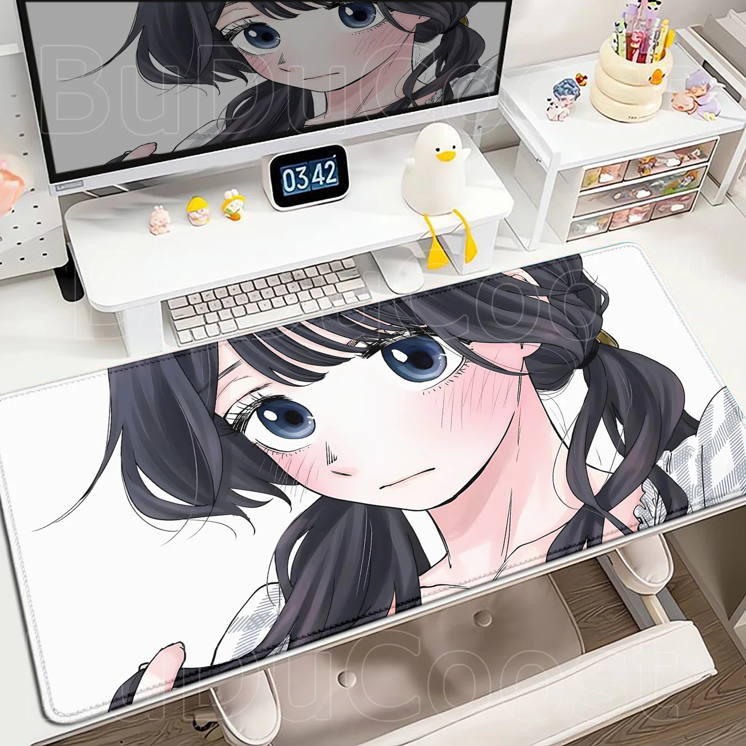 新しいかわいい壁紙アニメ香りの花が高貴に咲くマウスパッドかわ - Gaming Console Wallpaper のレビューと価格