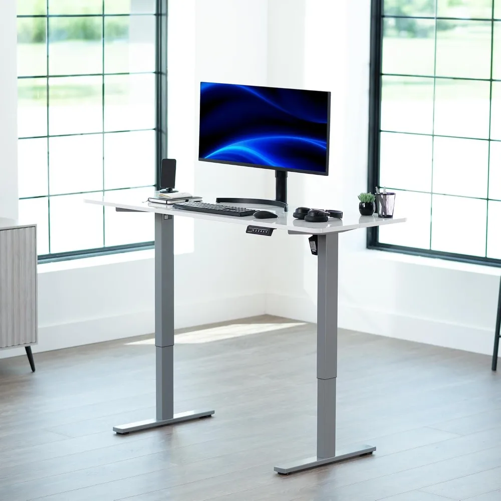 office deskMarble Dry Erase Standing Desk 60 x 24 in Adjustable Height Desk