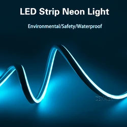 Neon licht 12V LED Flexible car Diode tape SMD 2835 120LEDs/M  IP67Waterproof DIY soft light bar Dekoration Streifen strip light