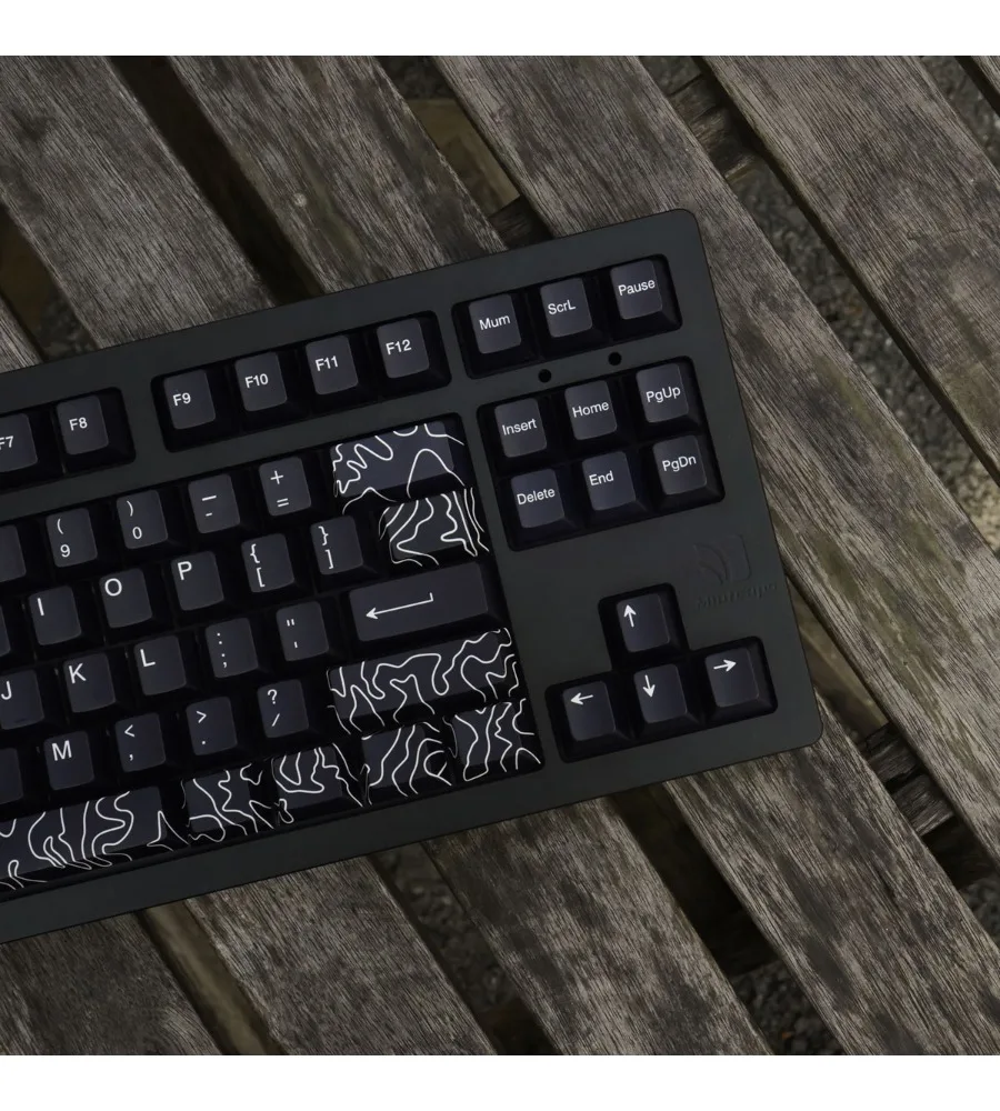 Black Canyon 146-key mechanical keyboard keycap split PBT five-sided sublimation custom cherry original factory height