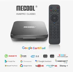 Mecool KM9 Pro Classic Google Certified Amlogic S905X2 Android 10.0 2G 16G 4K HDR Cast Voice Control Android TV Box cap