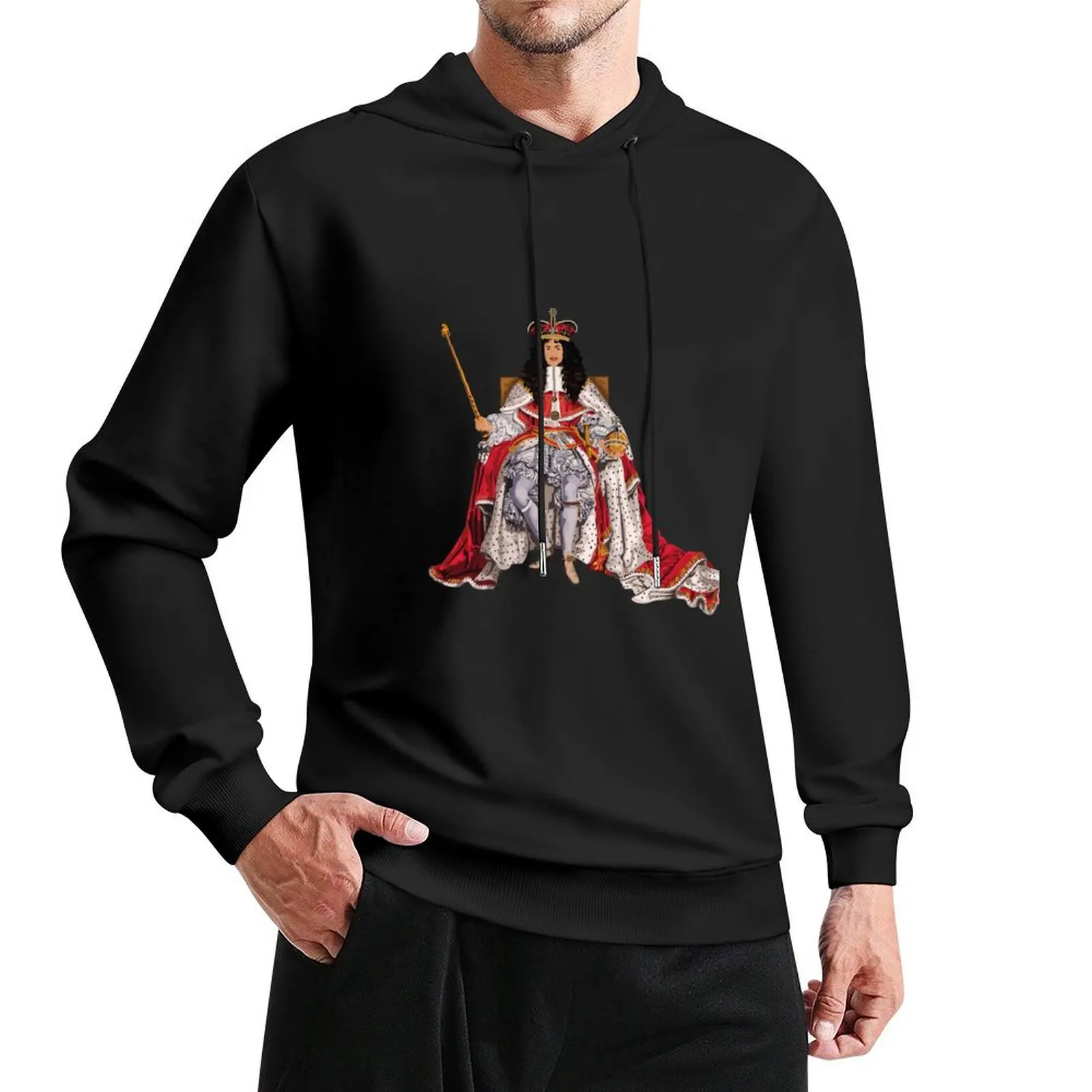 

Charles II, King Of England Pullover Hoodie autumn clothes korean autumn clothes korean style clothes hoodie