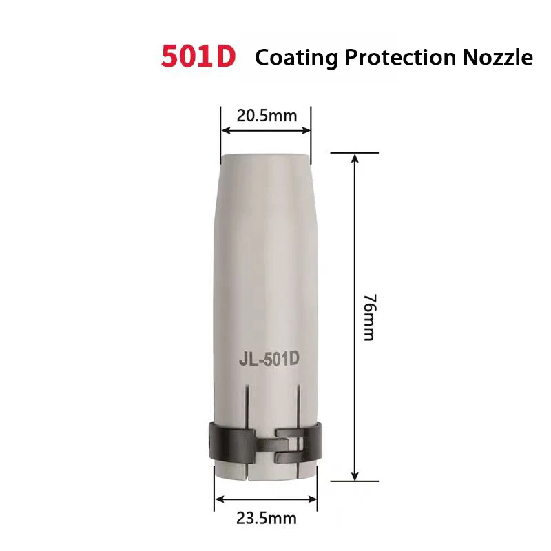 1Pcs 15AK 24KD 36KD 25AK Conductive Nozzle Gas Shielded Welding Gun Coating Protective Nozzle Does Not Stick To Welding Slag