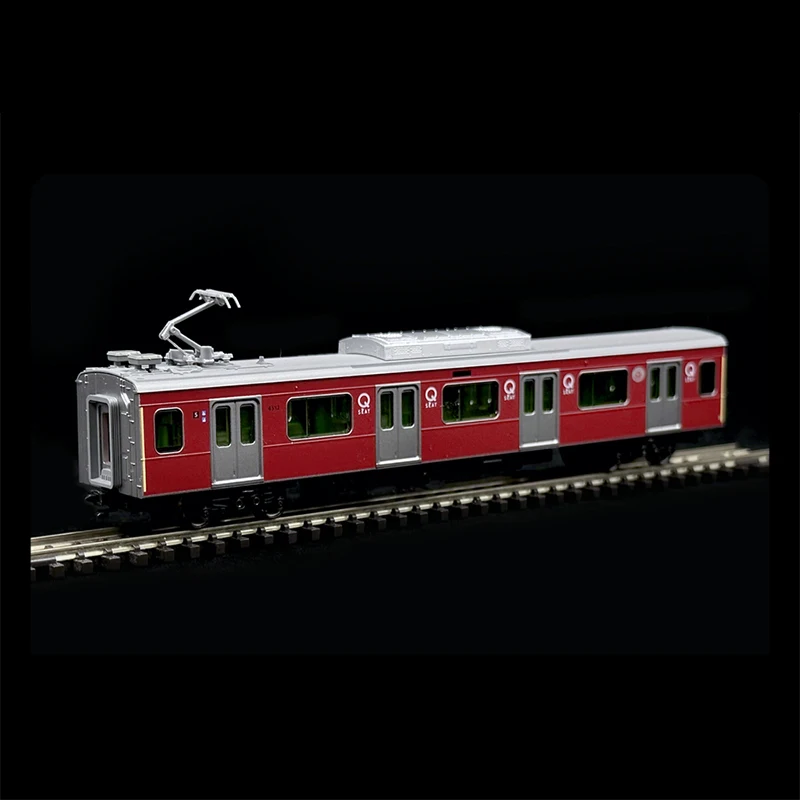 Two-section KATO Train Model 1/150N Scale 10-958 Tokyu Electric Railway Rail Car 5050 Series Qseat Car Model Toy