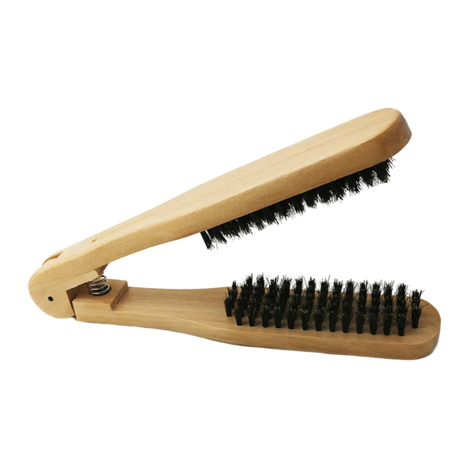 

Hair Straightening Comb Double Sided Bristle Styling Tools Anti Static Hair Brush Clamp Straightener Straight Hair Brush