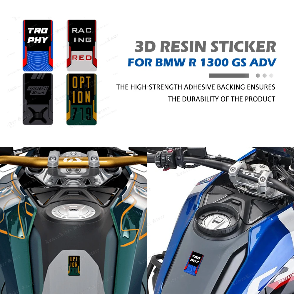 

For BMW R 1300 GS R1300GS ADV Motorcycle Accessories 3D Epoxy Resin Tank Pad Protection Sticker New Decorative Decal