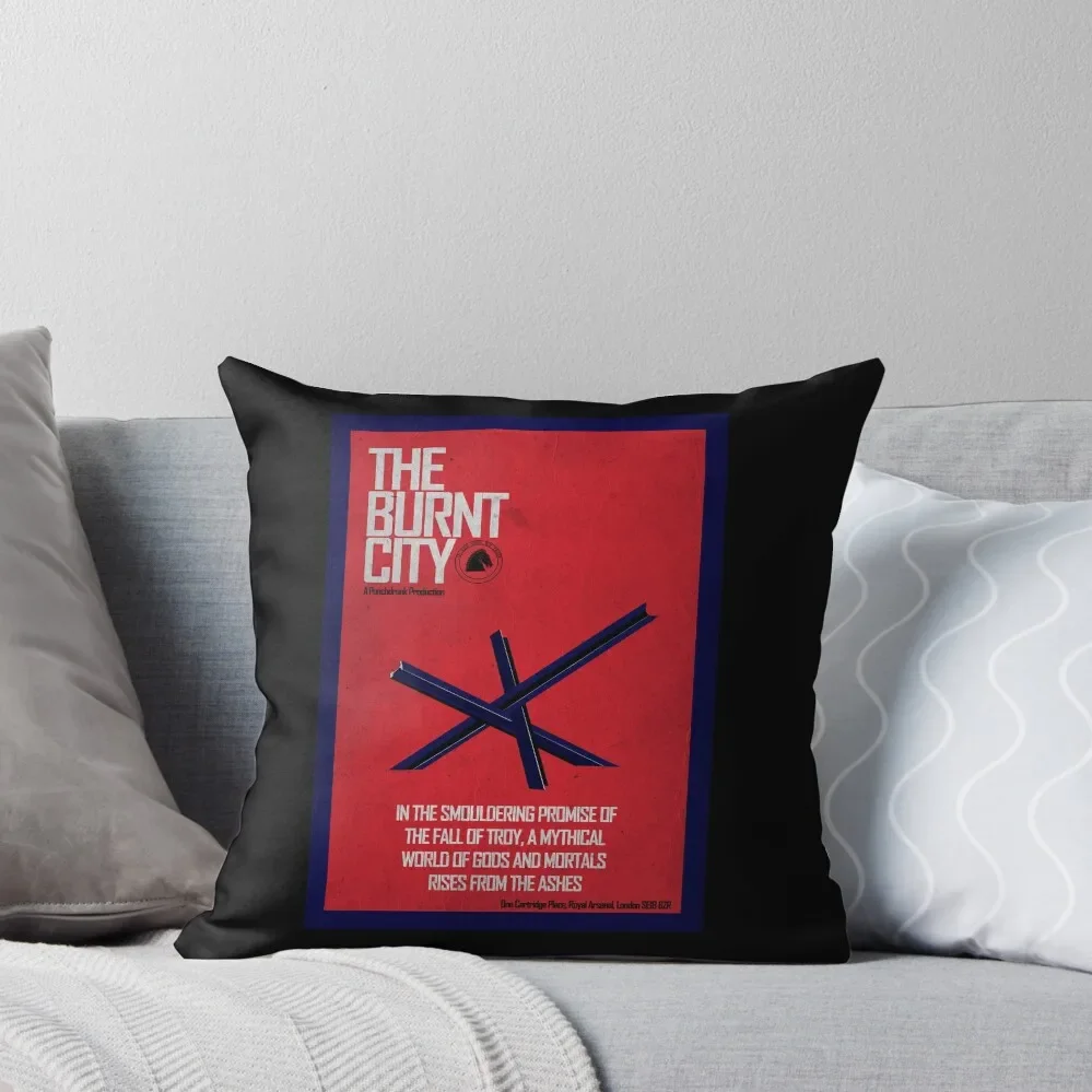 

The Burnt City Throw Pillow Decorative Cushions Christmas Pillow pillow