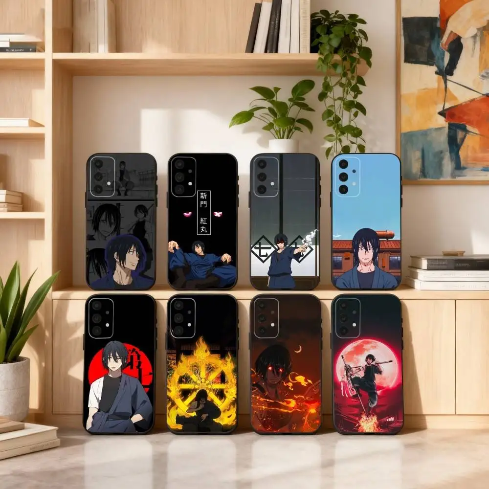 

B-Benimaru S-Shinmon F-Fire F-Force Phone Case For Samsung S25,24,23,22,30,21,10,9,Ultra,Plus,Lite,FE,4,5 G Soft Black Case