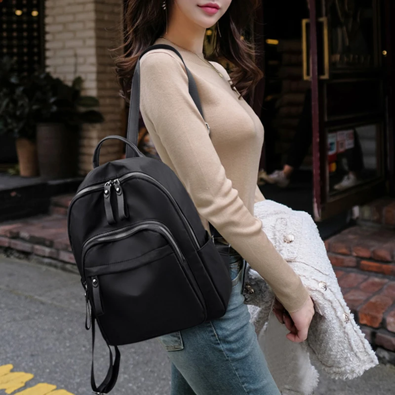 backpack women casual outdoor travel backpack ladies daily commuting bag classic travel backpack Oxford fashion backpack