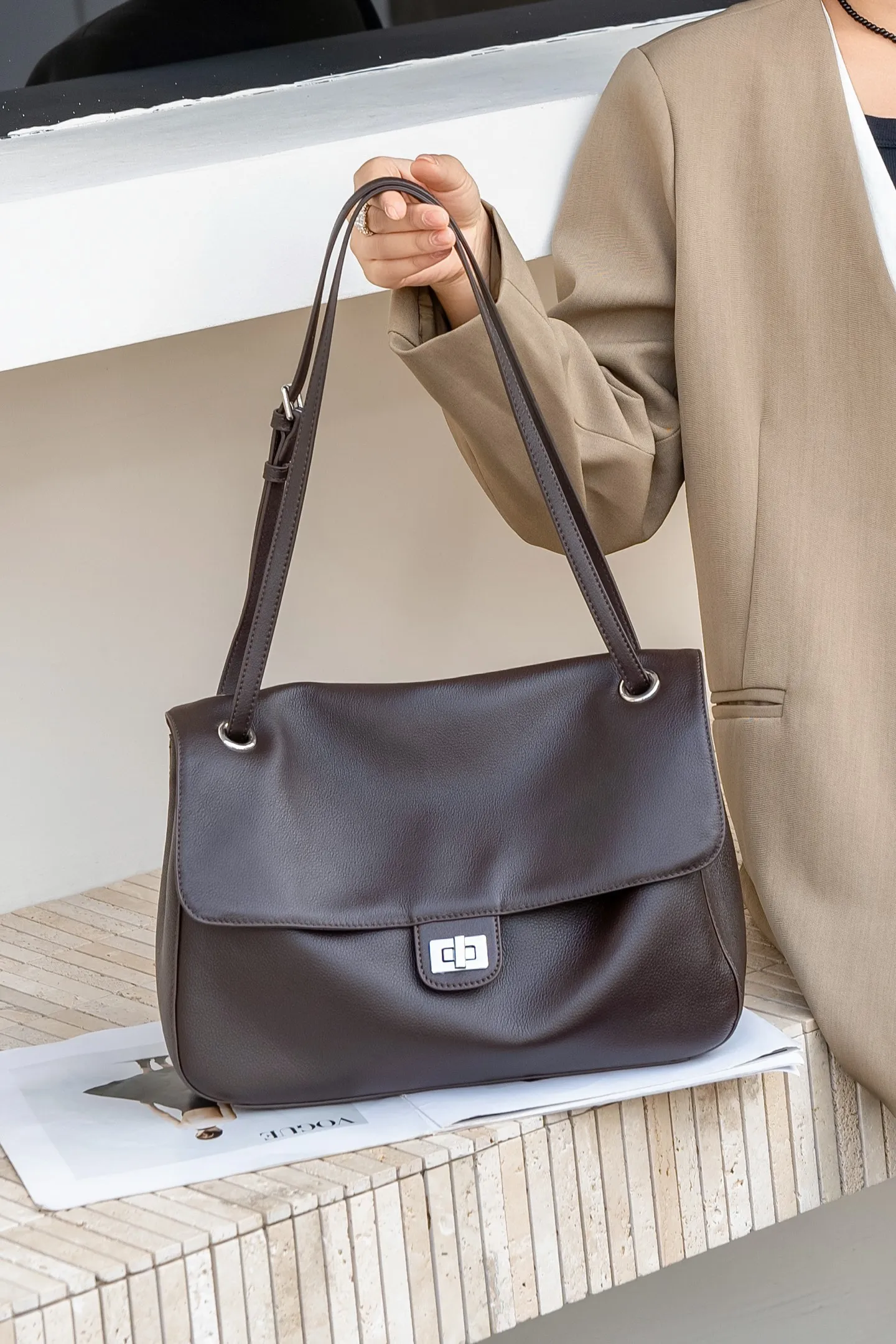 Sac à main en cuir véritable d - Luxury Bags Tote avis et prix