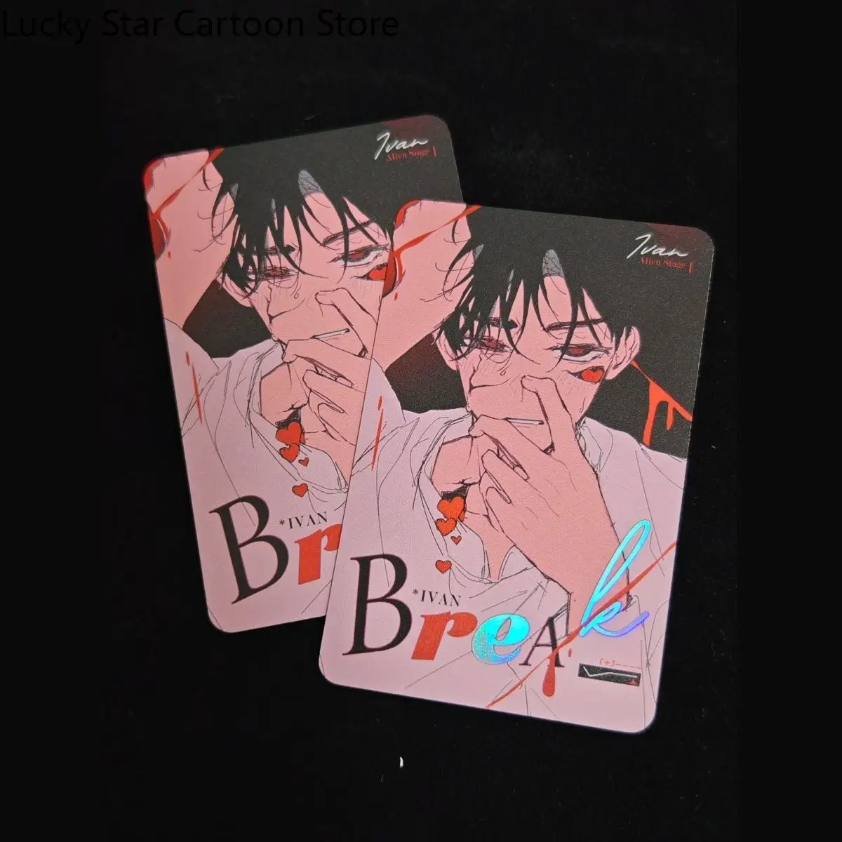 الغريبة المرحلة إيفان لعبة تأثيري شارة دبوس Itabag زر بروش على الوجهين بطاقة صغيرة شفافة بطاقة بريدية هدية الهالوين