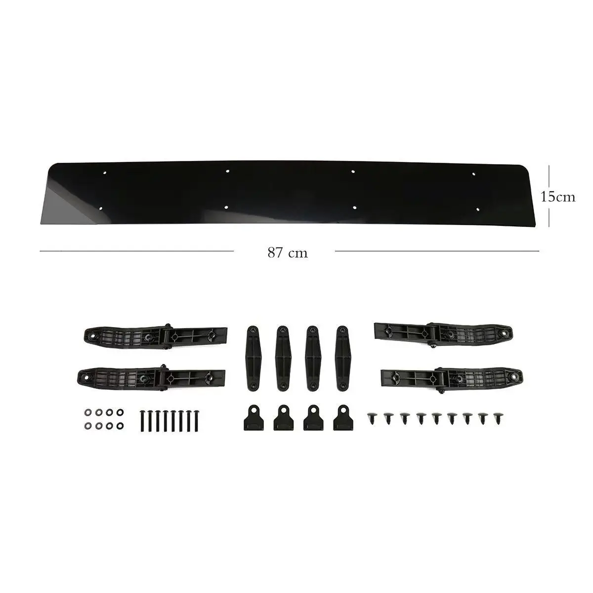 Spoiler sul tetto, deflettore, silenzioso universale, scheda di riduzione del rumore