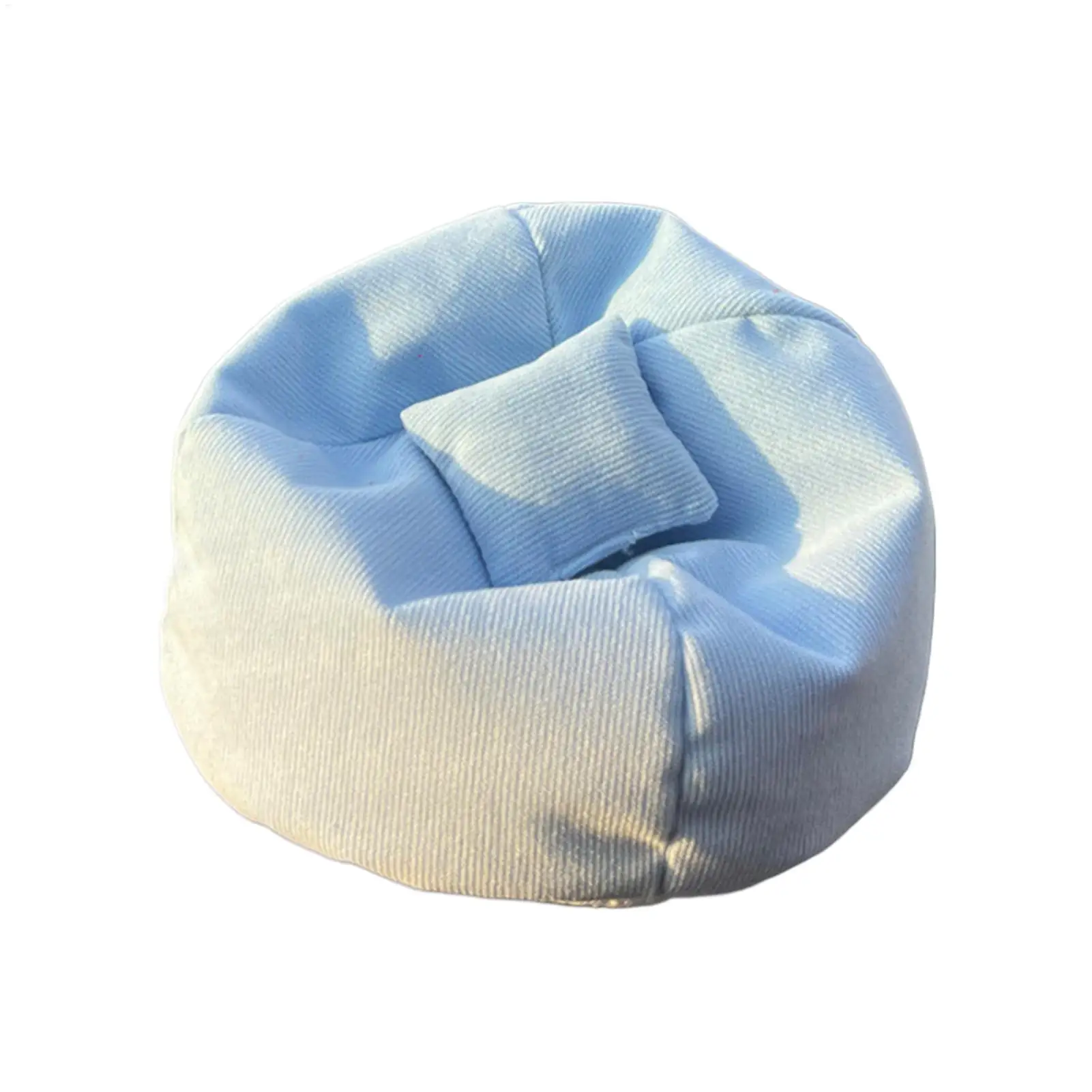 15cm Cute Beanbag Chair Ornament Mini Doll Sofa Table Display Decor Accessories for Girls Collectors & Nursery Decoration