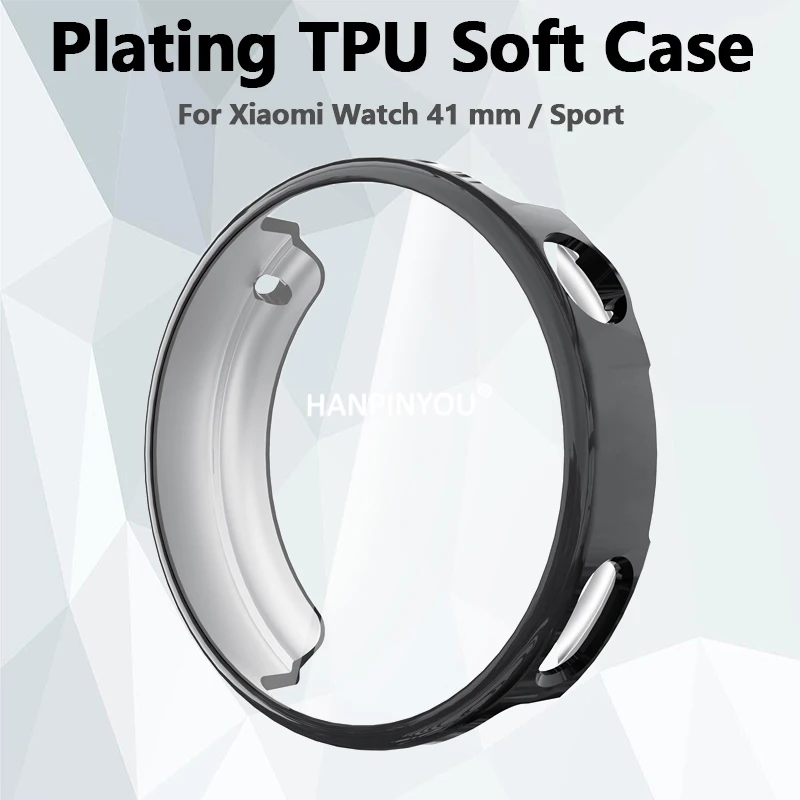 

Полное покрытие, мягкий чехол для часов из ТПУ для Xiaomi Watch S4, 41 мм, спортивная защита для экрана, защита от царапин, бампер, чехол