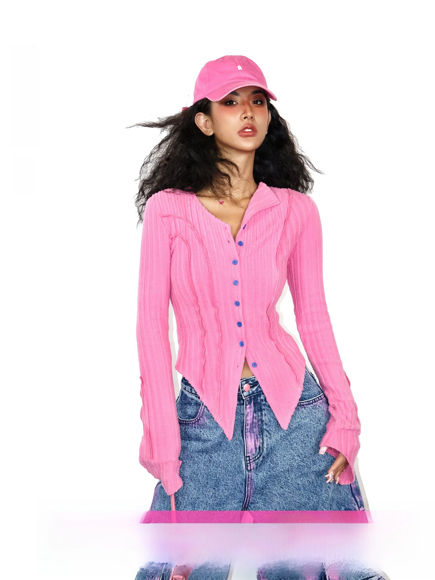 

Slim Fit American Retro Fishbone Cutout Velvet Touch Open Cardigan Coat for Women Short Style Regular Sleeve Long Sleeve