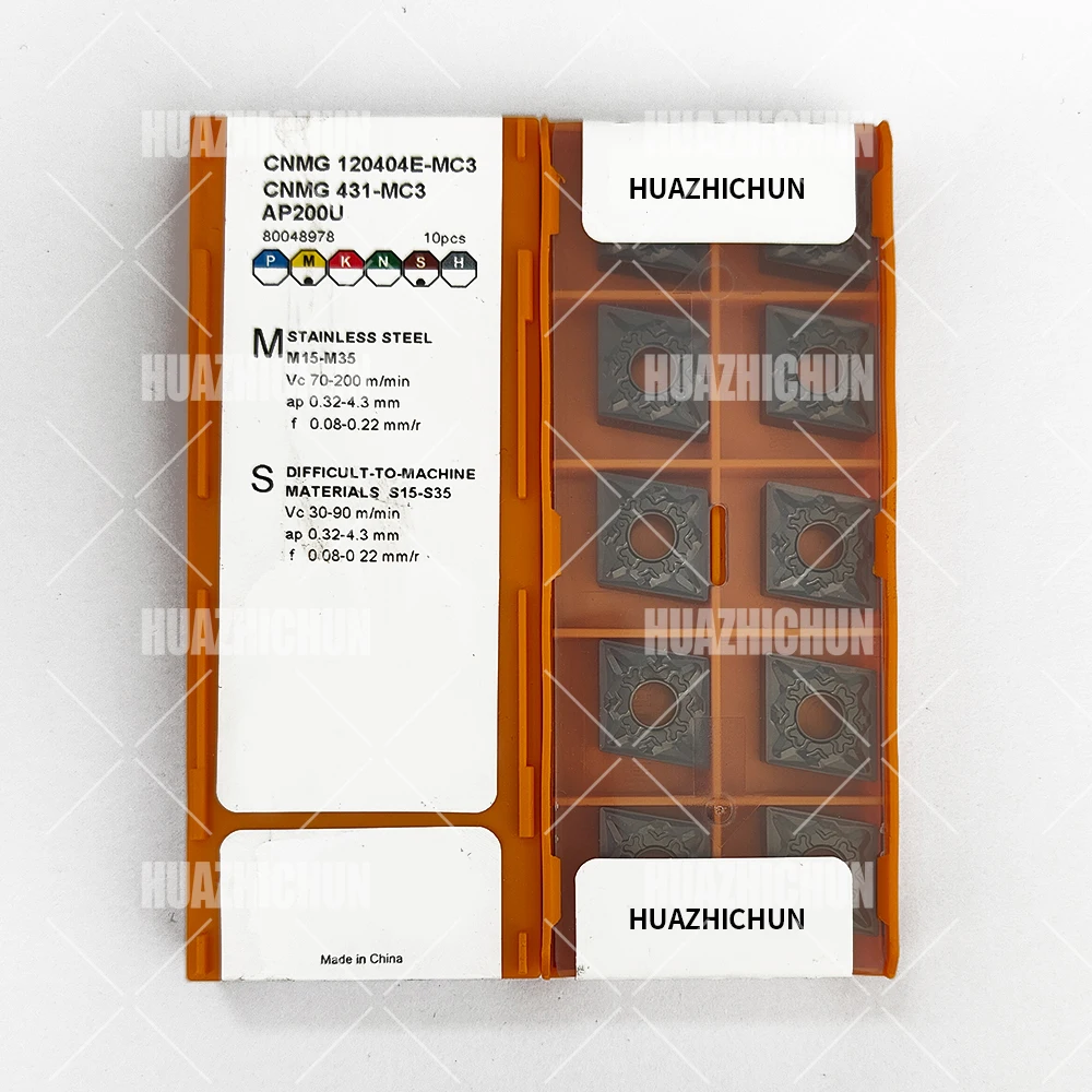 

HUAZHICHUN CNIG120404E-MC3 AP200U General Turning Inserts