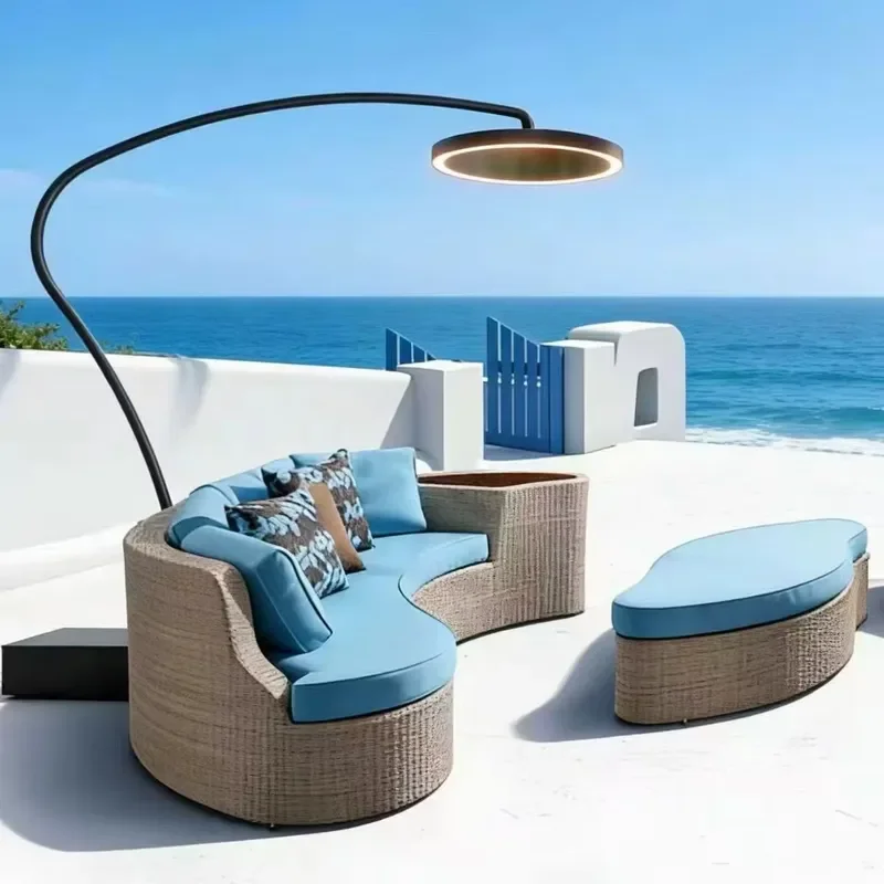 Electric Outdoor Heater Modern Design Marine Grade Steel Construction Waterproof Protection Energy-Saving for Outdoor Heating