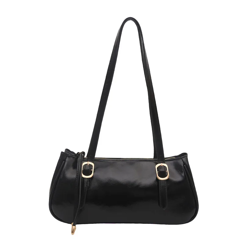 

Ретро-сумка из искусственной кожи с эффектом вощеной кожи для женщин, вместительная, водонепроницаемая, на плечо, для повседневной носки, поездок и путешествий