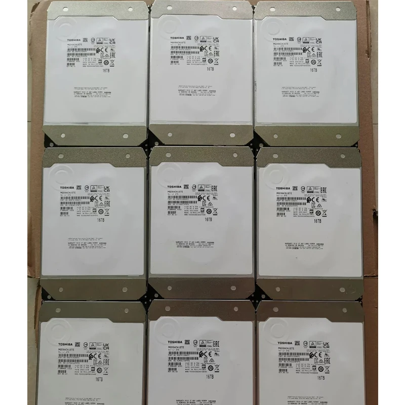 For Toshiba Enterprise 16TB HDD SATA  Hard Drive 3.5" Internal Hard Drive MG08ACA16TE used