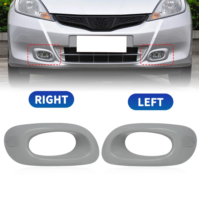 Front Bumper Fog Light Lamp Bezel Cover Frame Trim Cap For Honda Jazz 2011 2012 2013 2014 2015 33956-TF0-J51/33906-TF0-J51