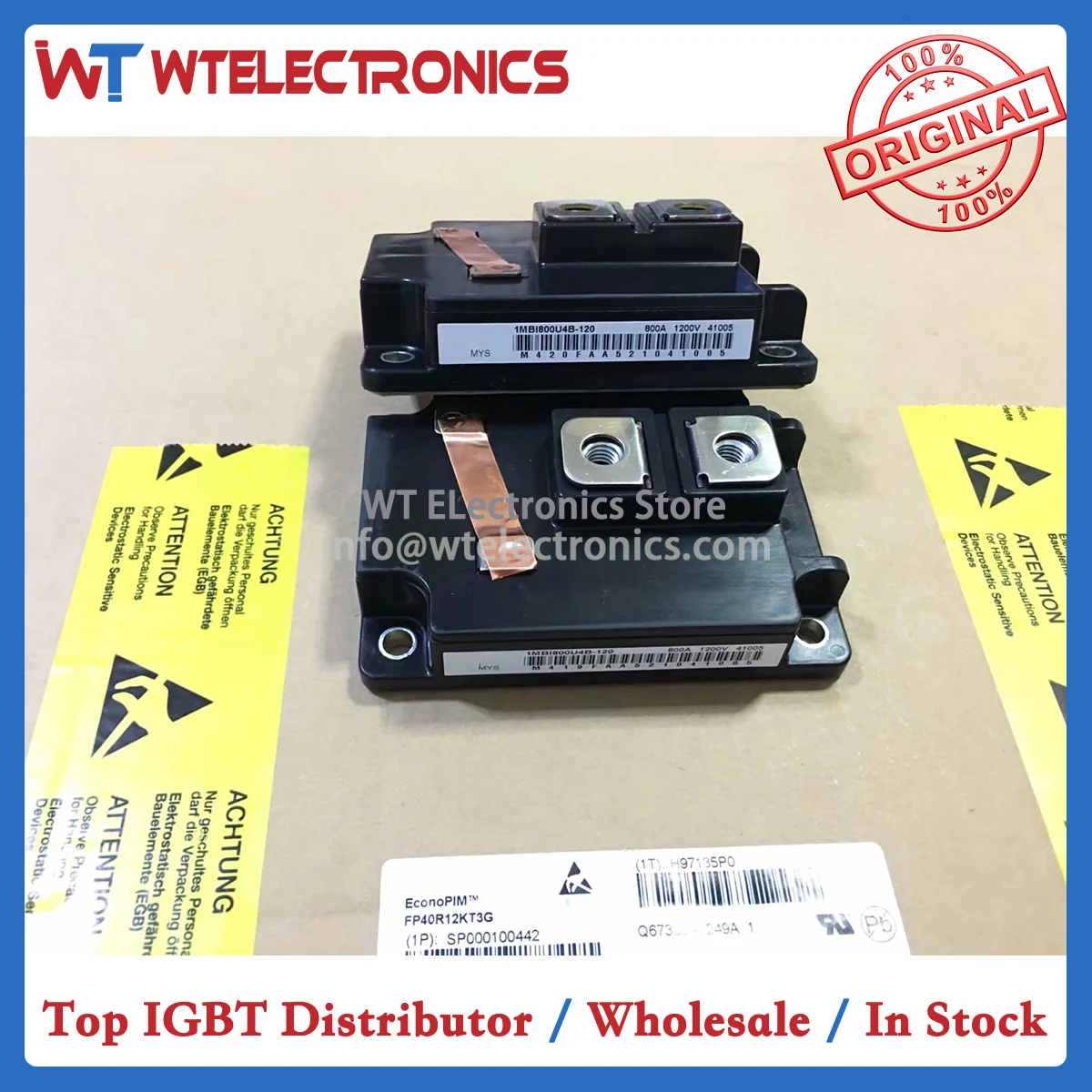 

Genuine 1MBI800U4B-120 IGBT Module 1MBI800U4B 120 1MBI800U4B120