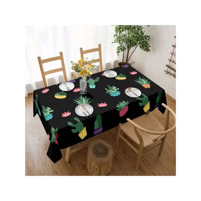 Classic Thick Rectangular Table Mat, Anti Slip Soft Decor for Coffee & Dining Table