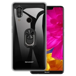Aquos S3 케이스 용 고급 충격 방지 링 홀더 Aquos S3 High 용 소프트 실리콘 TPU 보호 홀더 커버