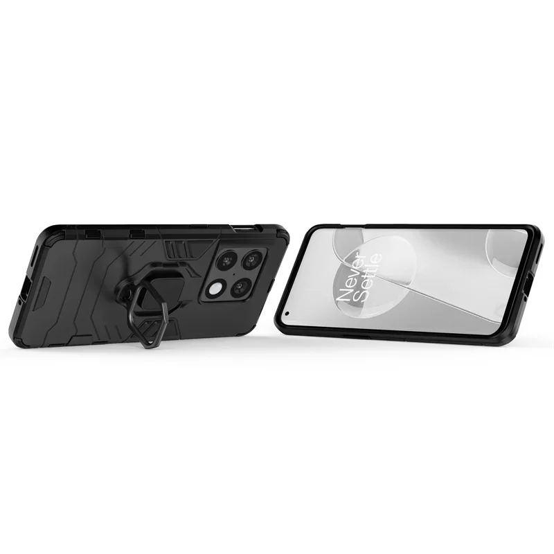 For Oneplus 10 Pro 5G Case Silicone Shockproof Bumper Armor Phone Case For One Plus 10 Pro 10Pro Magnetic Holder Ring Back Cover