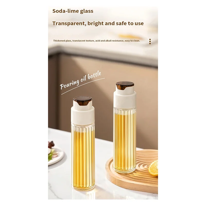 

A93E-Automatic Opening And Closing Oil Pot With Leak Proof, Household Soy Sauce Bottle