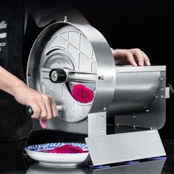 Commercial Slicer, Electric and Manual Vegetable and Fruit Cutter, MultiFunction, HighPrecision Slicing, Durable Cutter