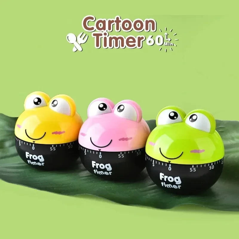 Cartoon Animal Shape 60 Minute Timer Creative Kitchen Cooking Reminder Baking Helper Kitchen Timers