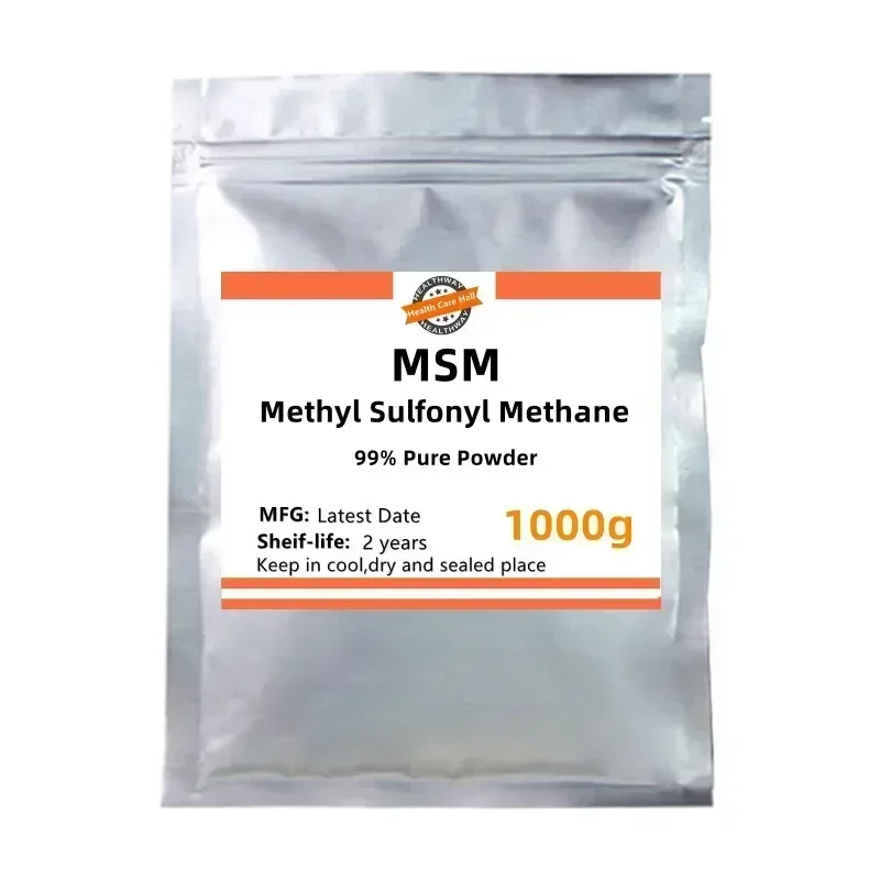 50-1000g Best MSM Supplement,Methyl Sulfonyl Methane,Free Shipping