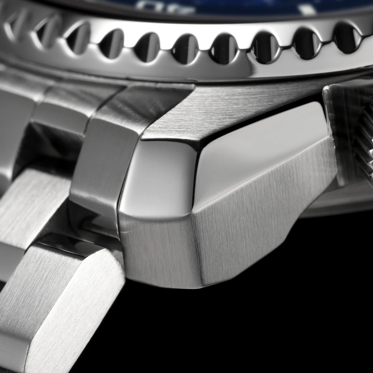 BERNY Automatische Taucheruhr für Herren, Top-Luxus, Saphirglas, 316L-Stahl, New Wave-Zifferblatt, 200 m wasserdicht, mechanische Taucher-Herrenuhren – Detail 12