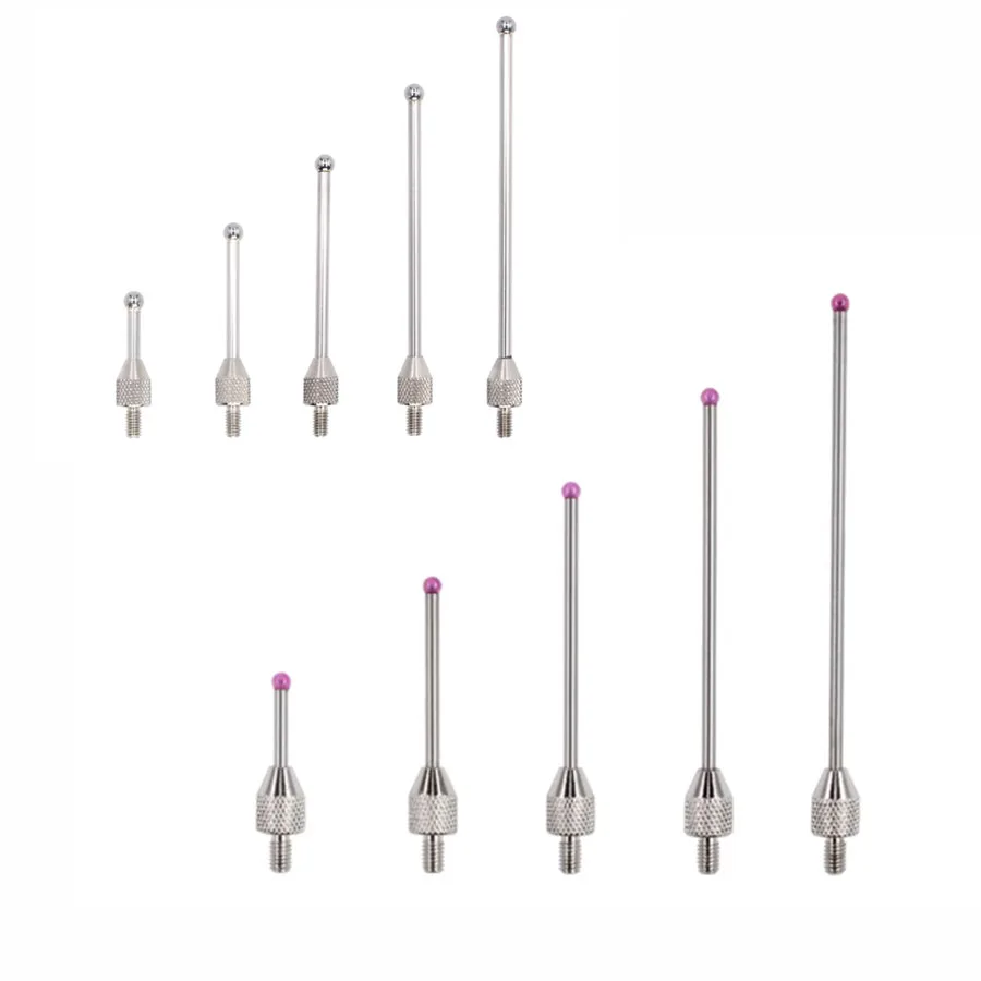 Dial indicator, micrometer, extended measuring head, height gauge, measuring needle, measuring probe, ruby gauge needle