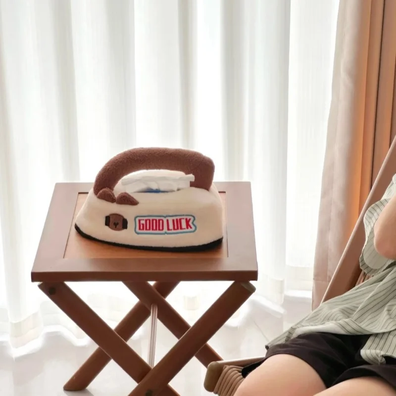 Original Siam Iron Tissue Box Plüsch rund um das Zuhause Niedliche und praktische kreative Tissue Box Ein einzigartiges und interessantes Geschenk