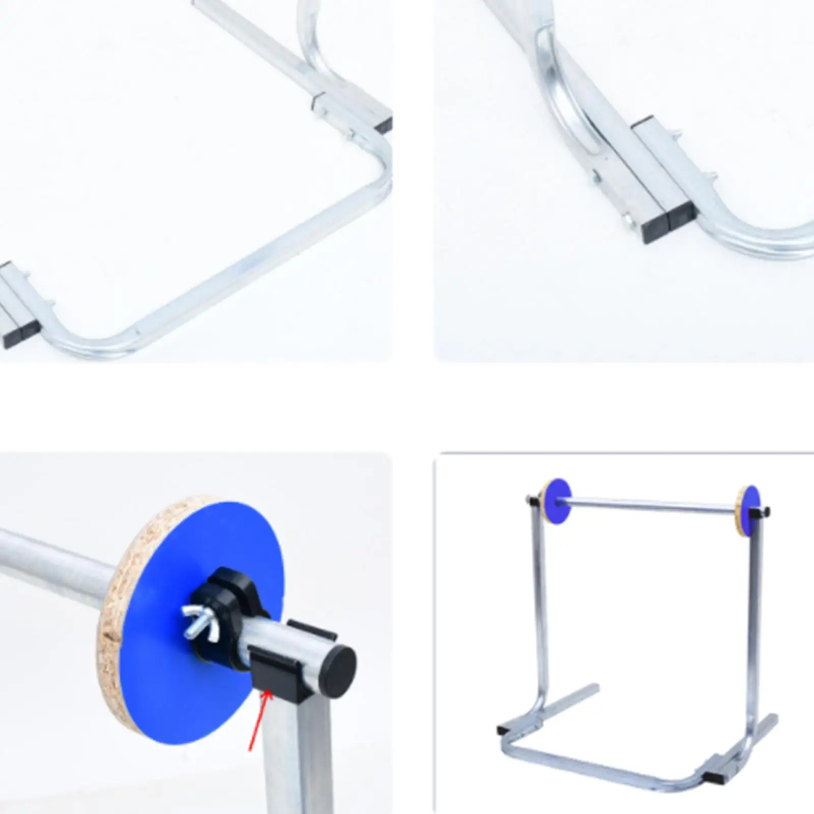 Picture 7: Wrapping Roll Dispenser Standing Manual Cushion Holder Rack for Supplies Commercial Movers