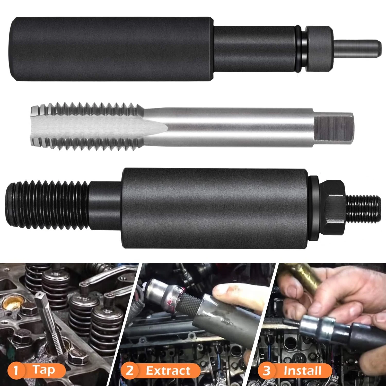 

6.0L/6.4L Powerstroke Fuel Injector Sleeve/Cup Remove & Install Kits for All Ford 6.0L & 6.4L Engines 2003-2010