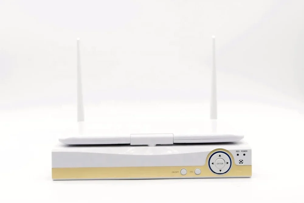 Amazon 1080P CCTV Security IP للبيع نظام أدوات لاسلكي de seguridad 4ch Wifi NVR Kit 10.1 بوصة LCD