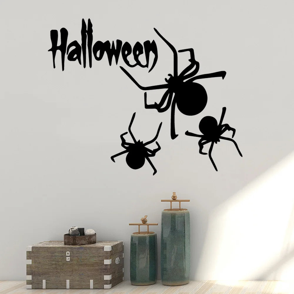 Halloween and witch Wall Art Decal Wall Stickers Pvc Material For Kids Rooms Decoration Wall Decoration Murals