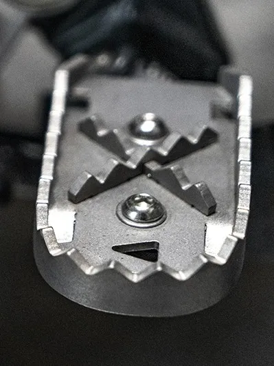FOR Rear Brake Pedal with Enlarged Foot Pad, Full Stainless Steel Wrap-around Crash Bars, Pre-Road R1250GS, ADV, Elevated