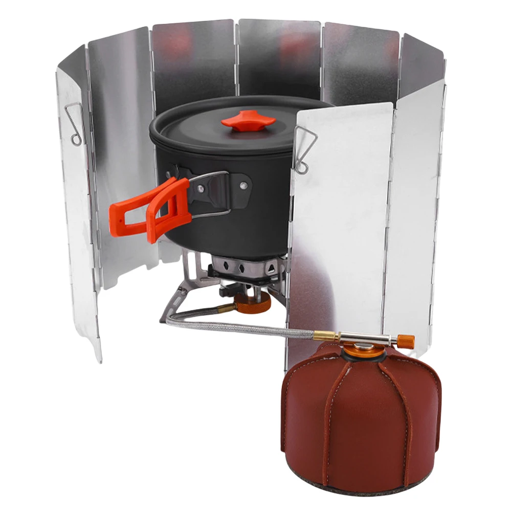 Aluminum Stove Wind Shield 3